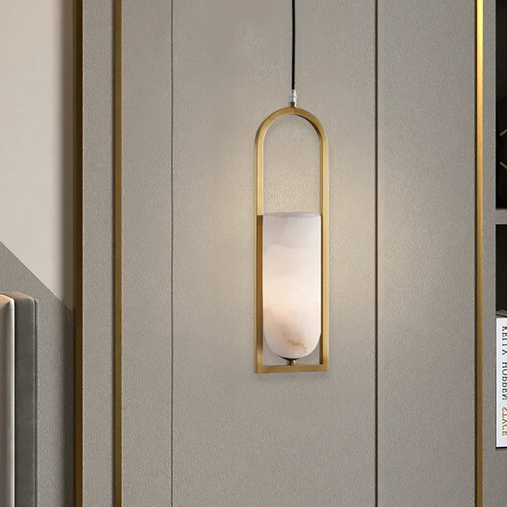 Alabaster Melange Small Pendant Light