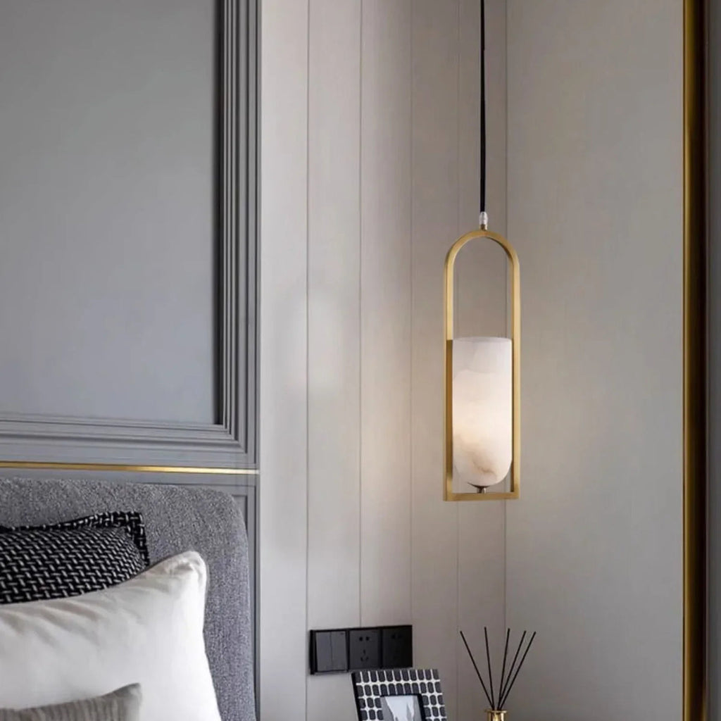 Alabaster Melange Small Pendant Light