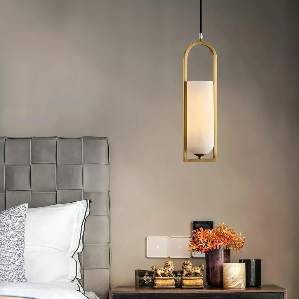 Alabaster Melange Small Pendant Light