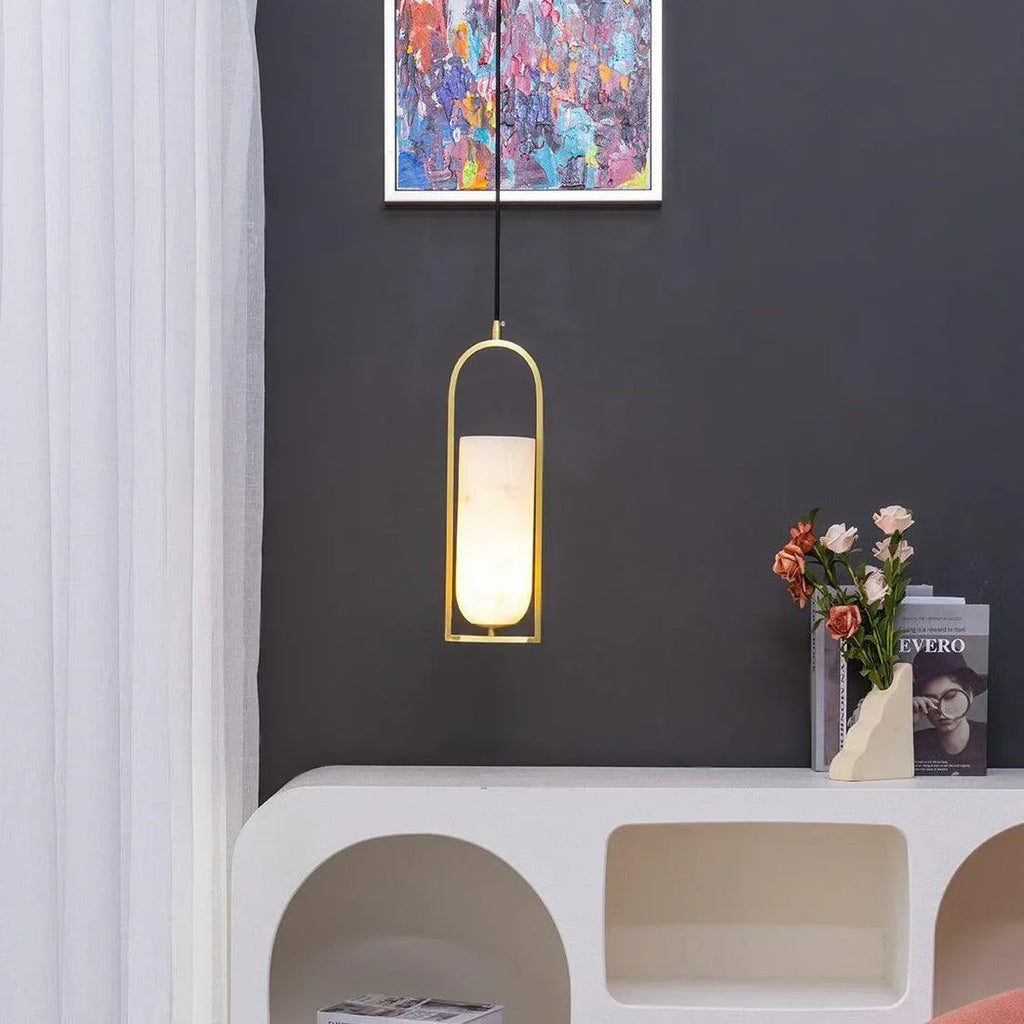Alabaster Melange Small Pendant Light