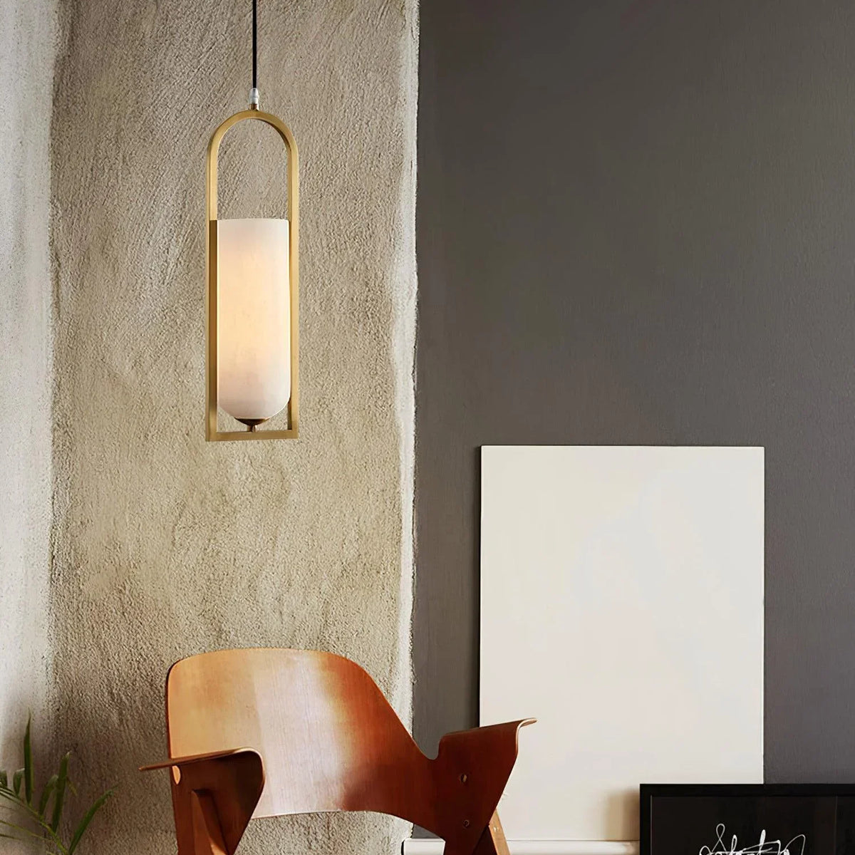 Alabaster Melange Small Pendant Light