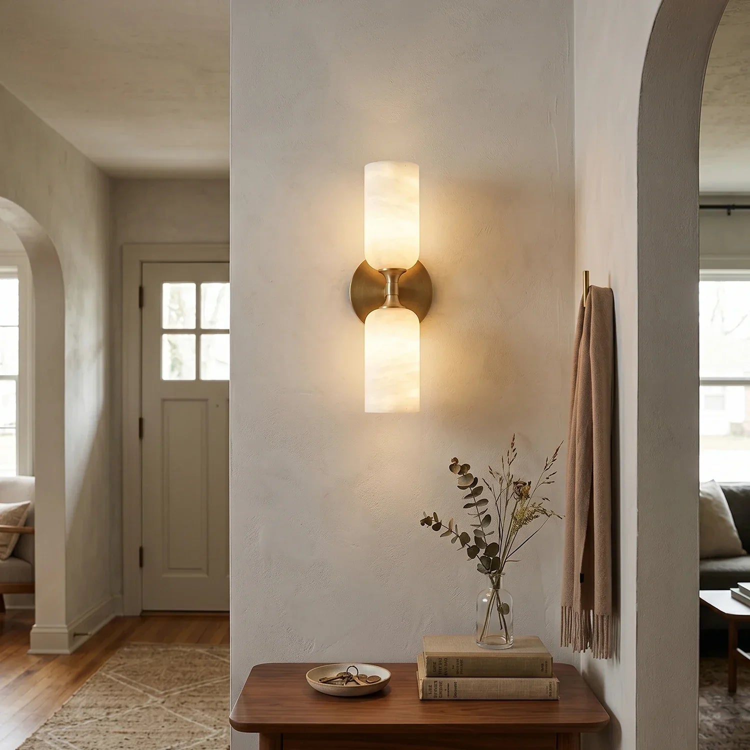 Alabaster Monty Linear Wall Sconce