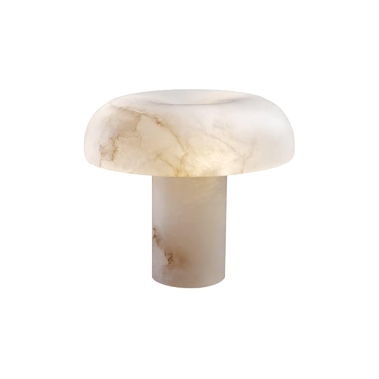 Alabaster Mushroom Table Lamp