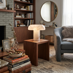 Alabaster Mushroom Table Lamp