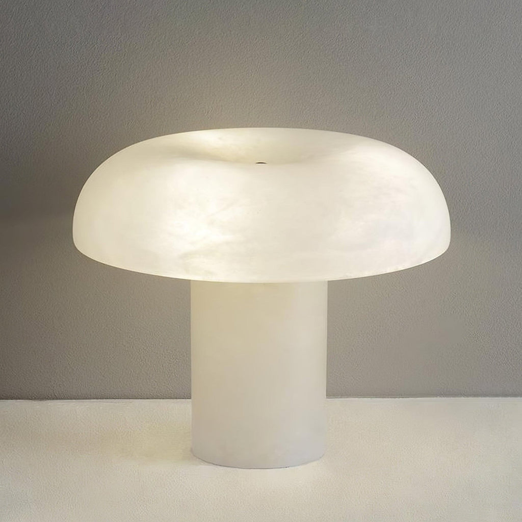 Alabaster Mushroom Table Lamp