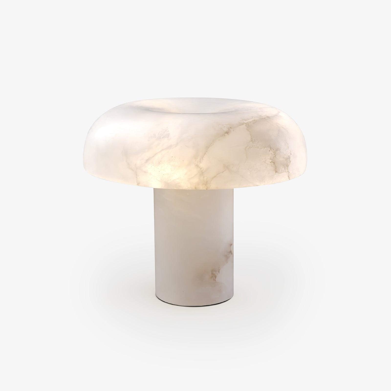 Alabaster Mushroom Table Lamp