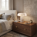 Alabaster Mushroom Table Lamp