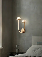 Alabaster Mushroom Wall Lamp