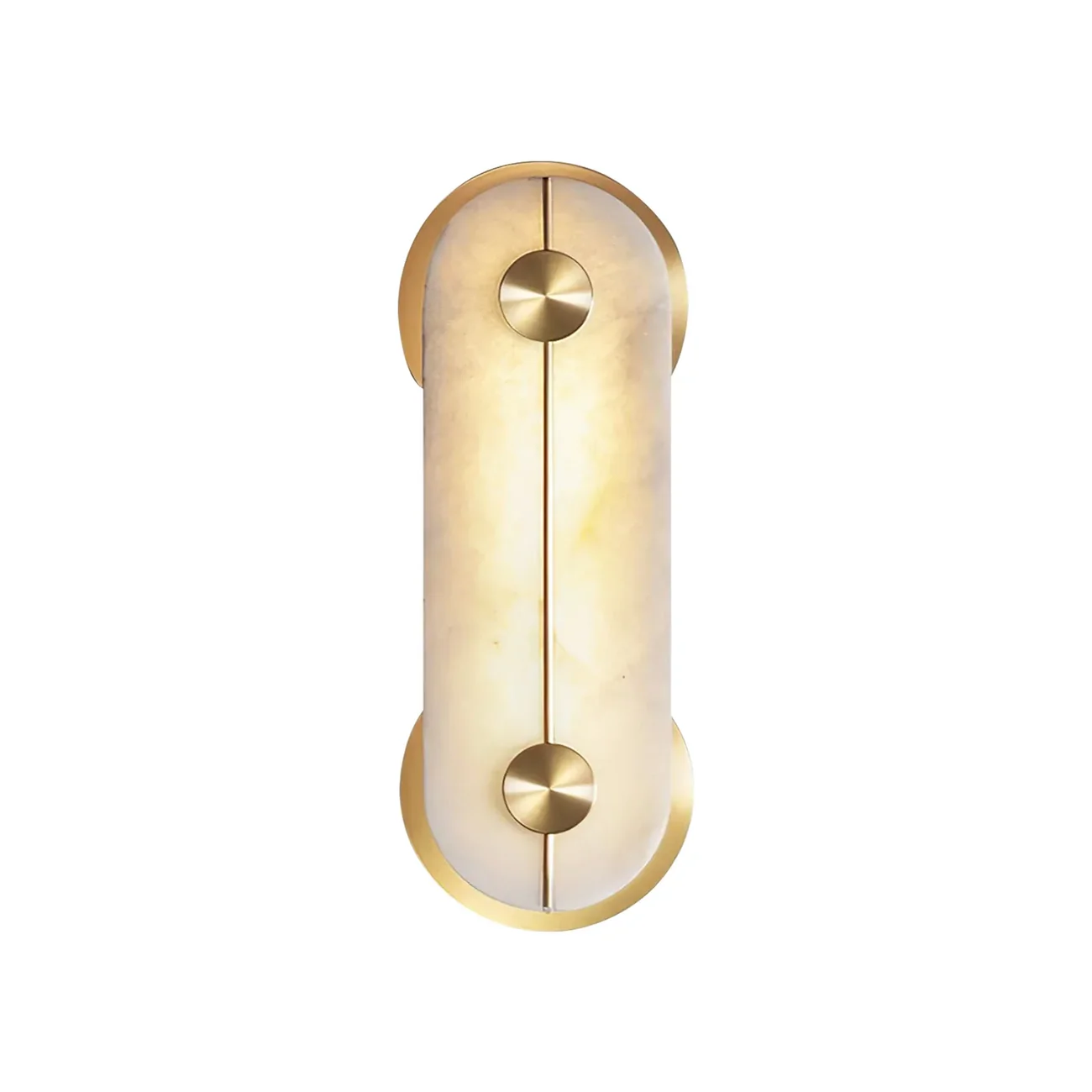 Alabaster Obvara Ovale Wandleuchte