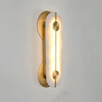 Alabaster Obvara Oval Wall Light