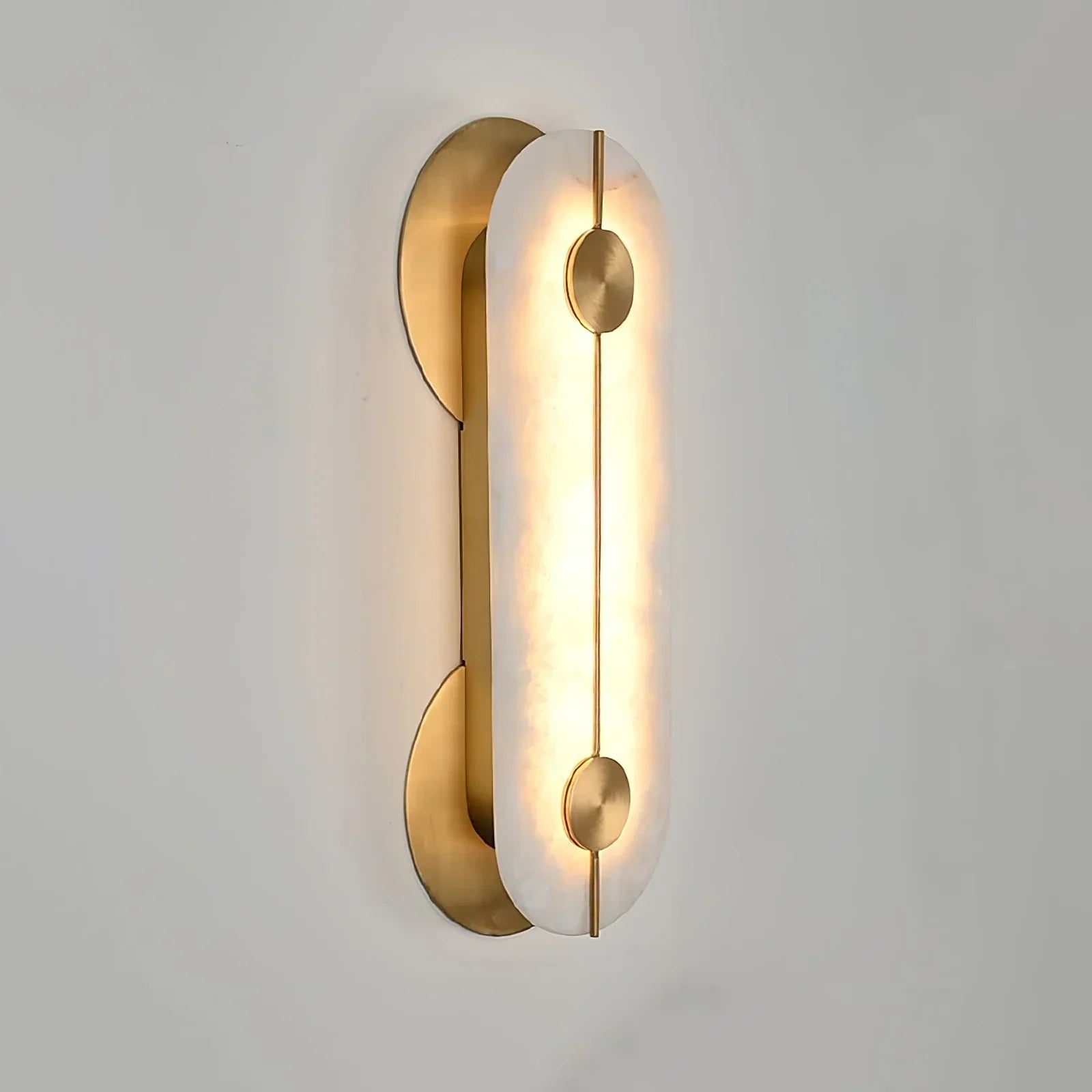 Alabaster Obvara Ovale Wandleuchte