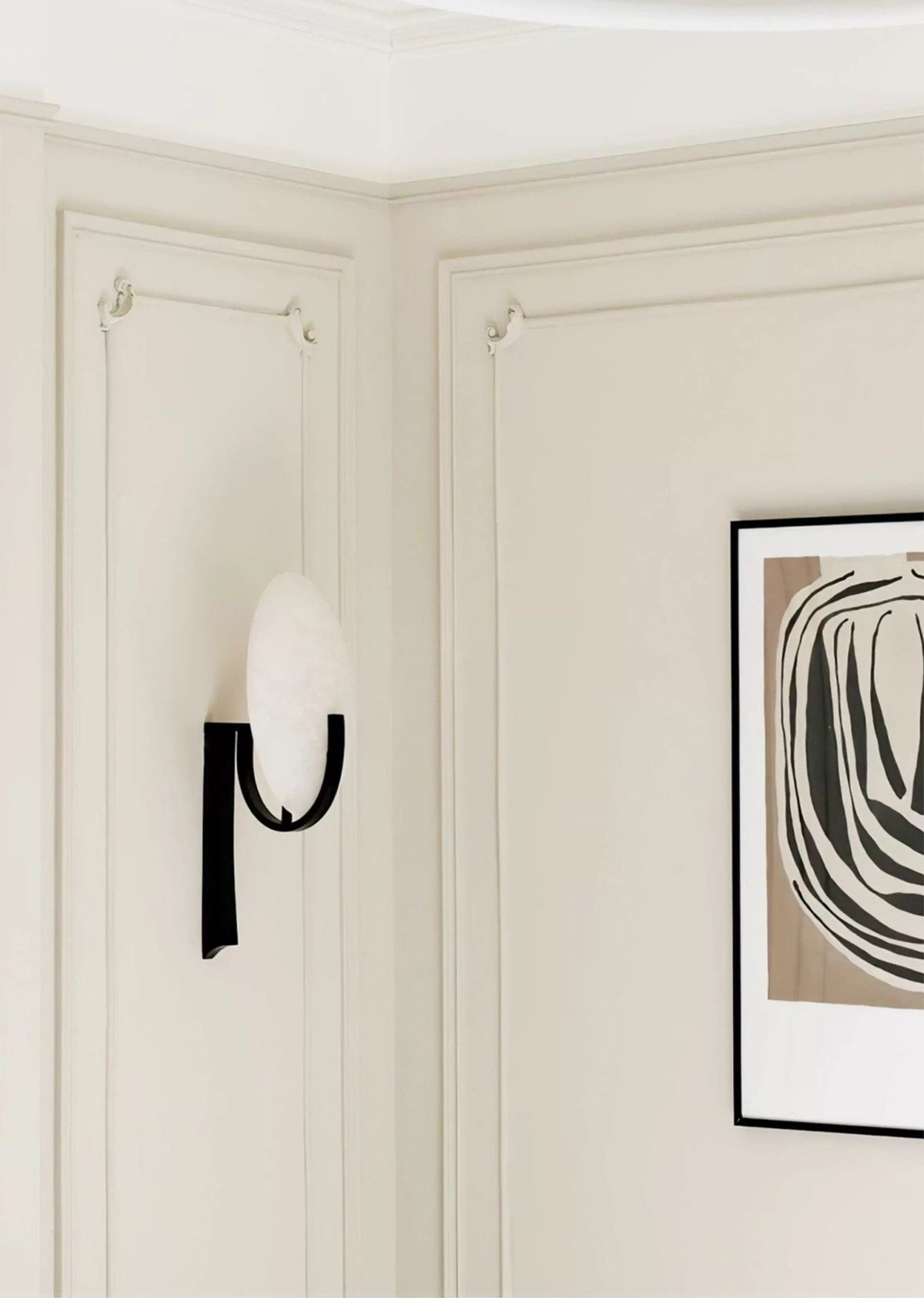 Alabaster Oval Wall Sconce
