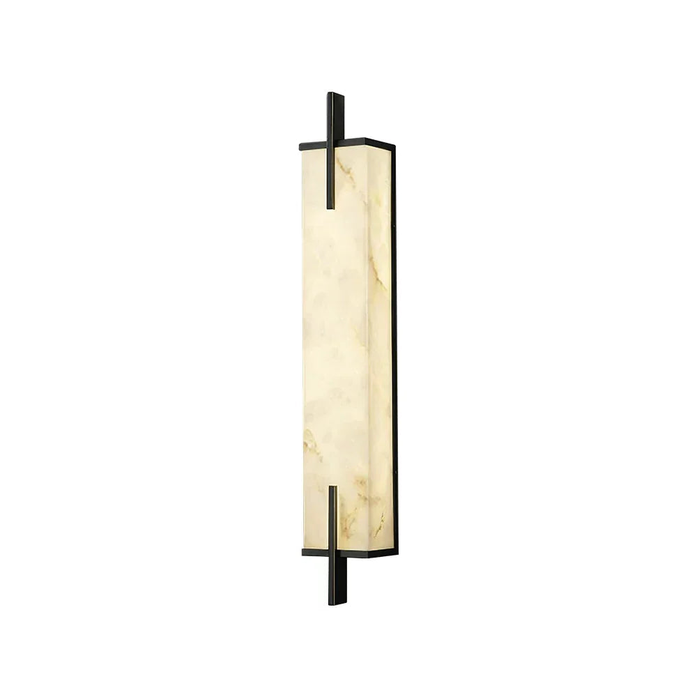 Alabaster Rectangle Calliope Wall Sconce