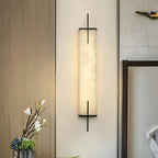 Alabaster-Rechteck-Wandleuchte „Calliope“