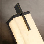 Alabaster-Rechteck-Wandleuchte „Calliope“
