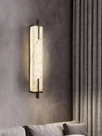 Alabaster-Rechteck-Wandleuchte „Calliope“