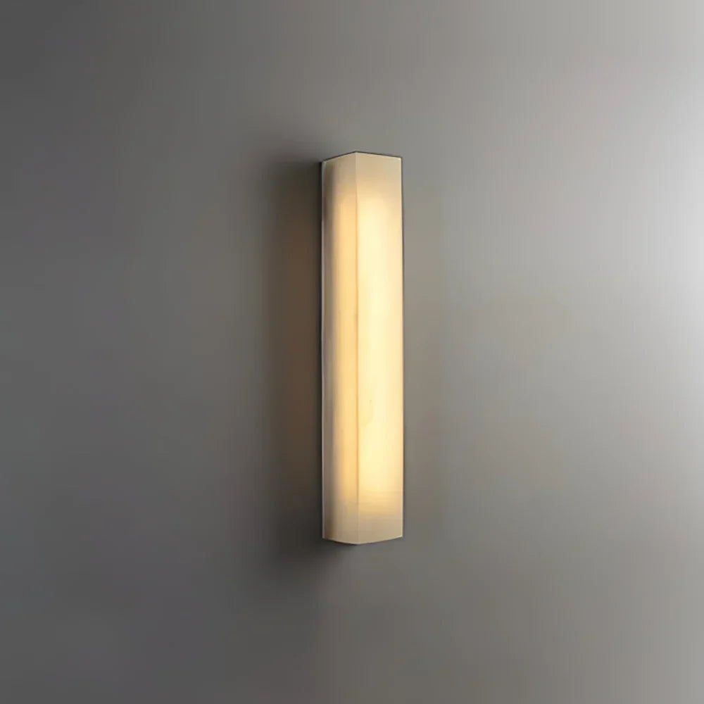 Alabaster Rectangle Wall Sconce