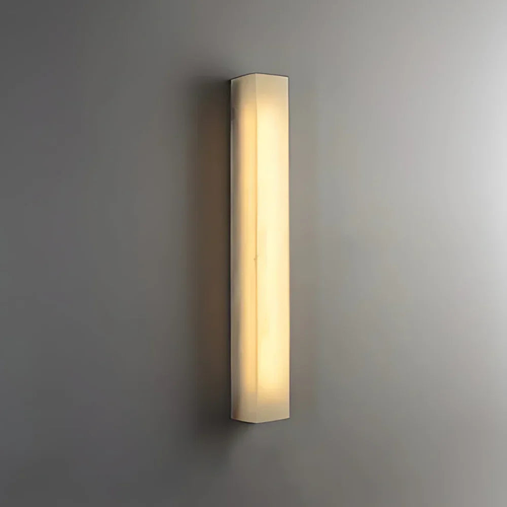 Alabaster Rectangle Wall Sconce