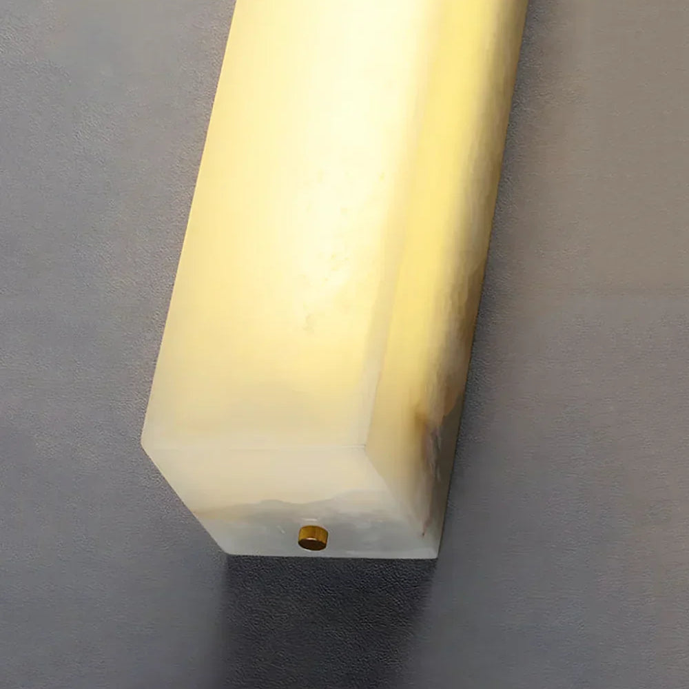 Alabaster Rectangle Wall Sconce