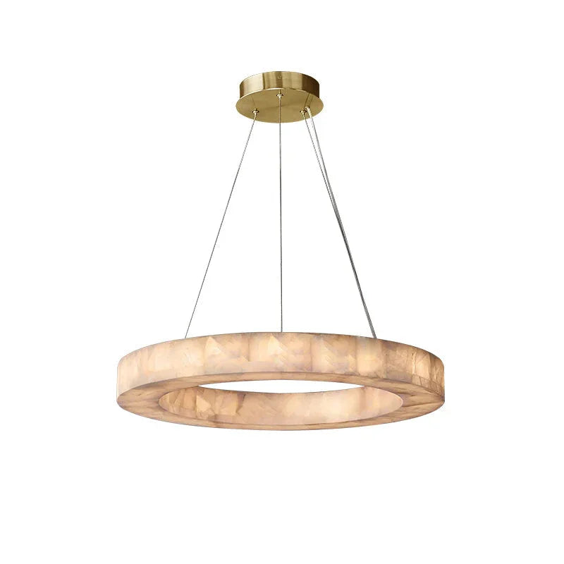 Alabaster Rivage Round Chandelier