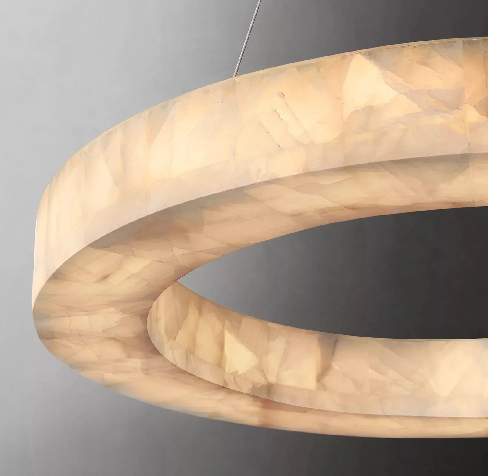 Alabaster Rivage Round Chandelier