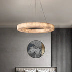 Alabaster Rivage Round Chandelier