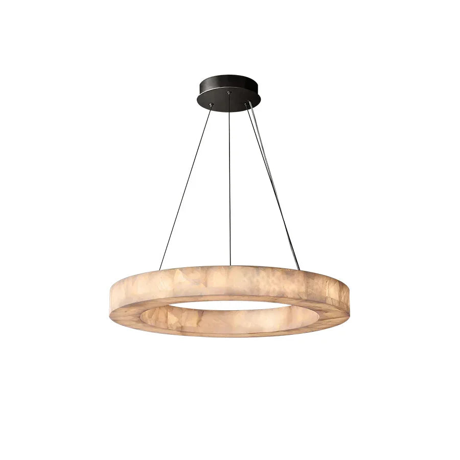 Alabaster Rivage Round Chandelier