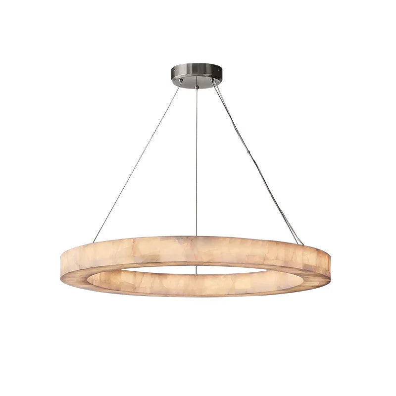 Alabaster Rivage Round Chandelier