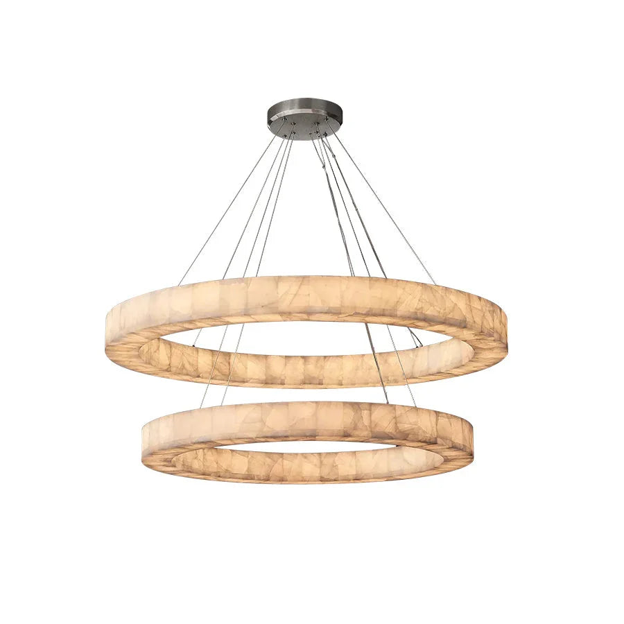 Alabaster Rivage Round Chandelier