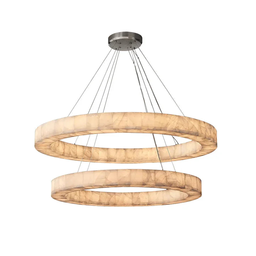 Alabaster Rivage Round Chandelier