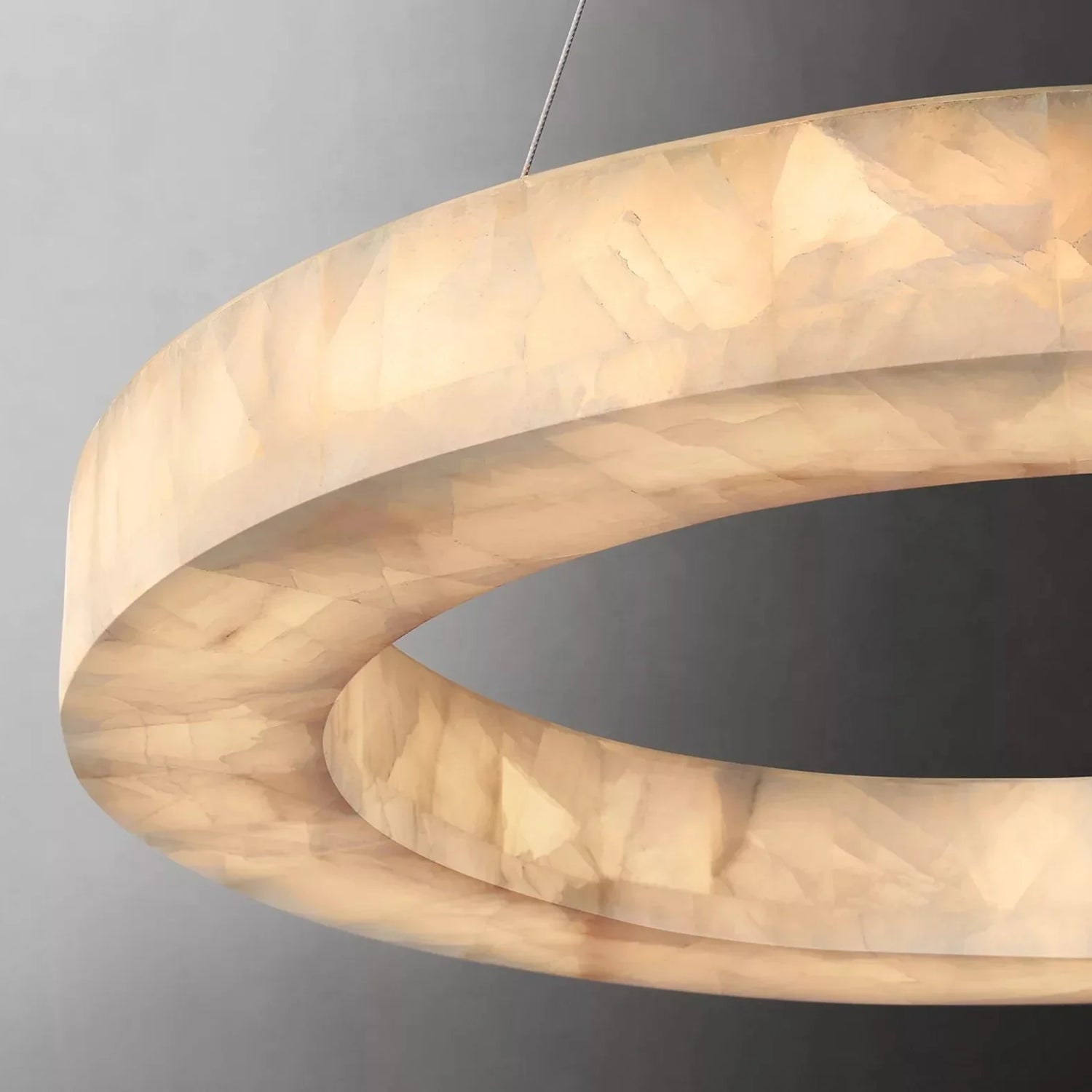 Alabaster Rivage Round Chandelier