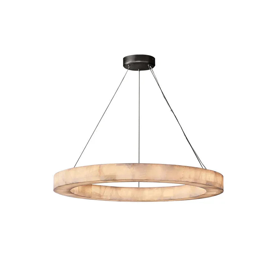 Alabaster Rivage Round Chandelier