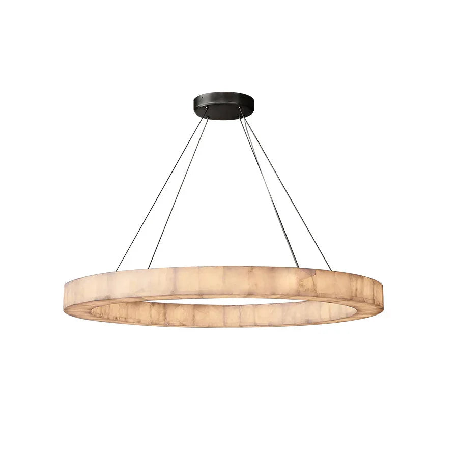 Alabaster Rivage Round Chandelier