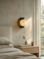 Alabaster Spherical Wall Lamp