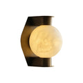 Alabaster Spherical Wall Lamp