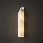 Brass Base Alabaster Wall Sconce Studio Display
