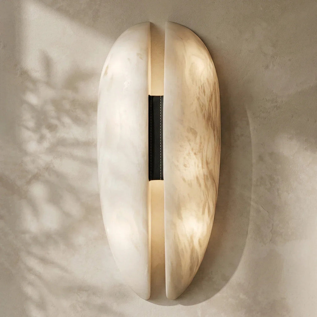 Alabaster Veil Wall Light