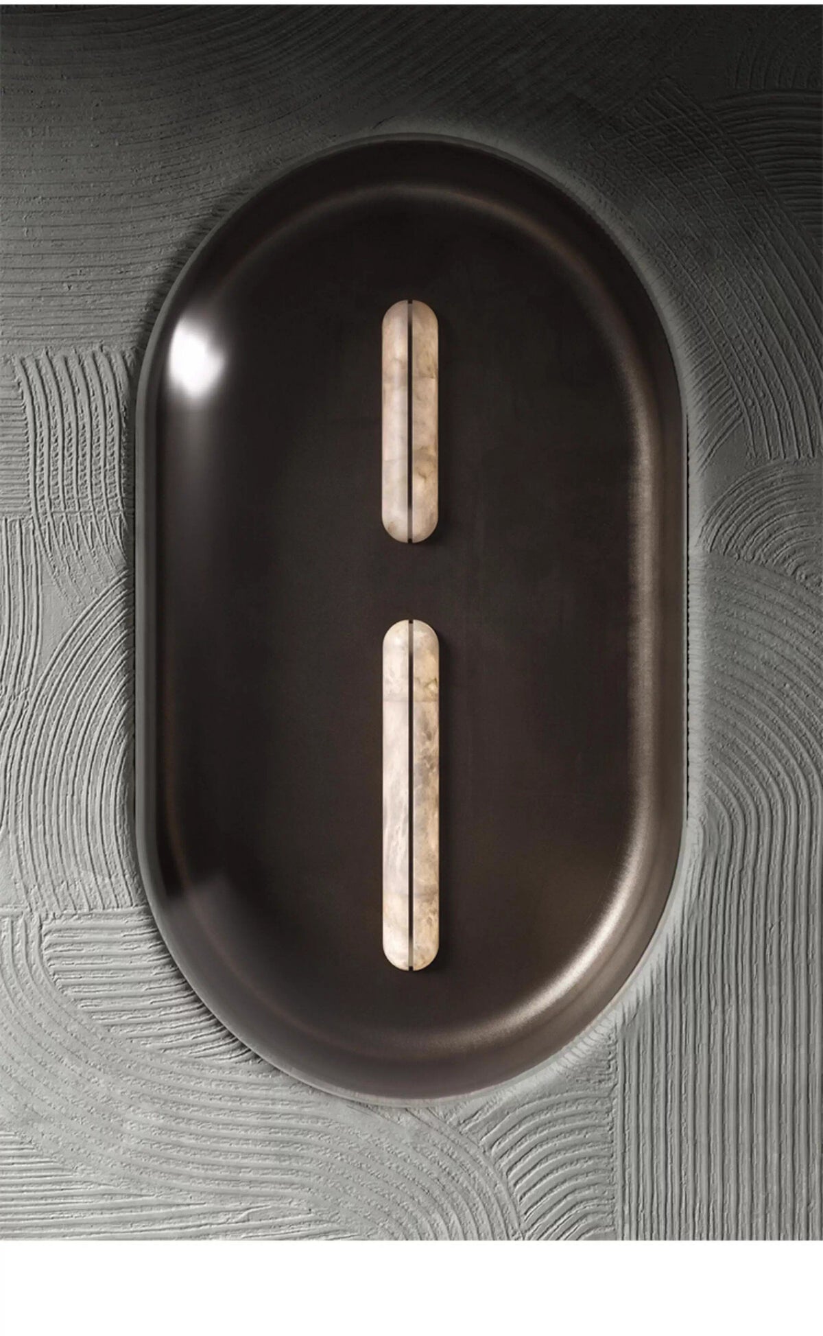 Alabaster Vertical Wall Sconce