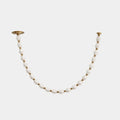 Modern Double Ring Beaded Chandelier Studio Shot