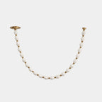 Modern Double Ring Beaded Chandelier Studio Shot
