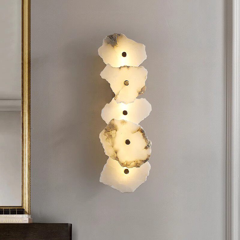 Alabaster Cascade Wall Sconce