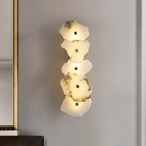 Alabaster Cascade Wall Sconce
