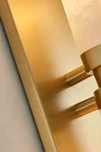 Close Up View of Center Brass Band and Alabaster Stone Connection Details