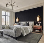 Modern Brass Wall Sconces in Luxury Bedroom Interior