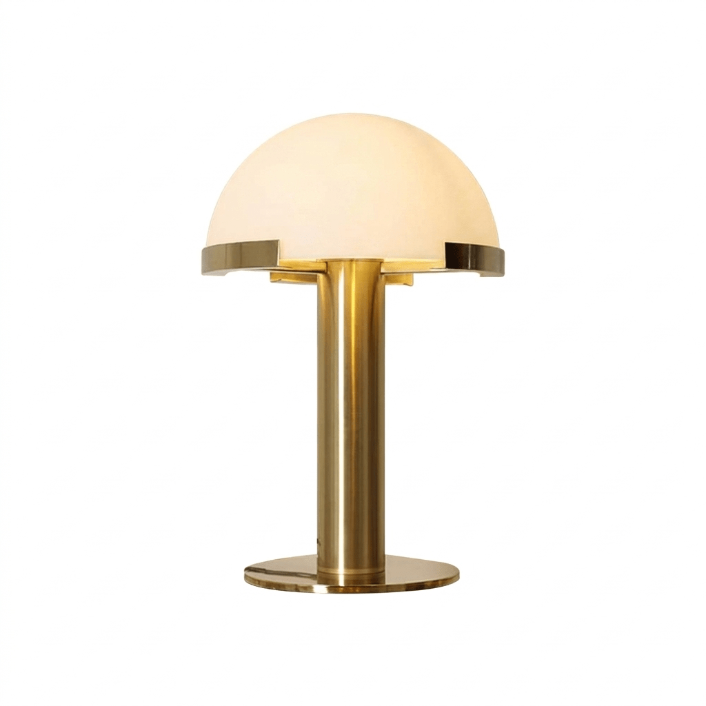 Alabaster Dome Table Lamp
