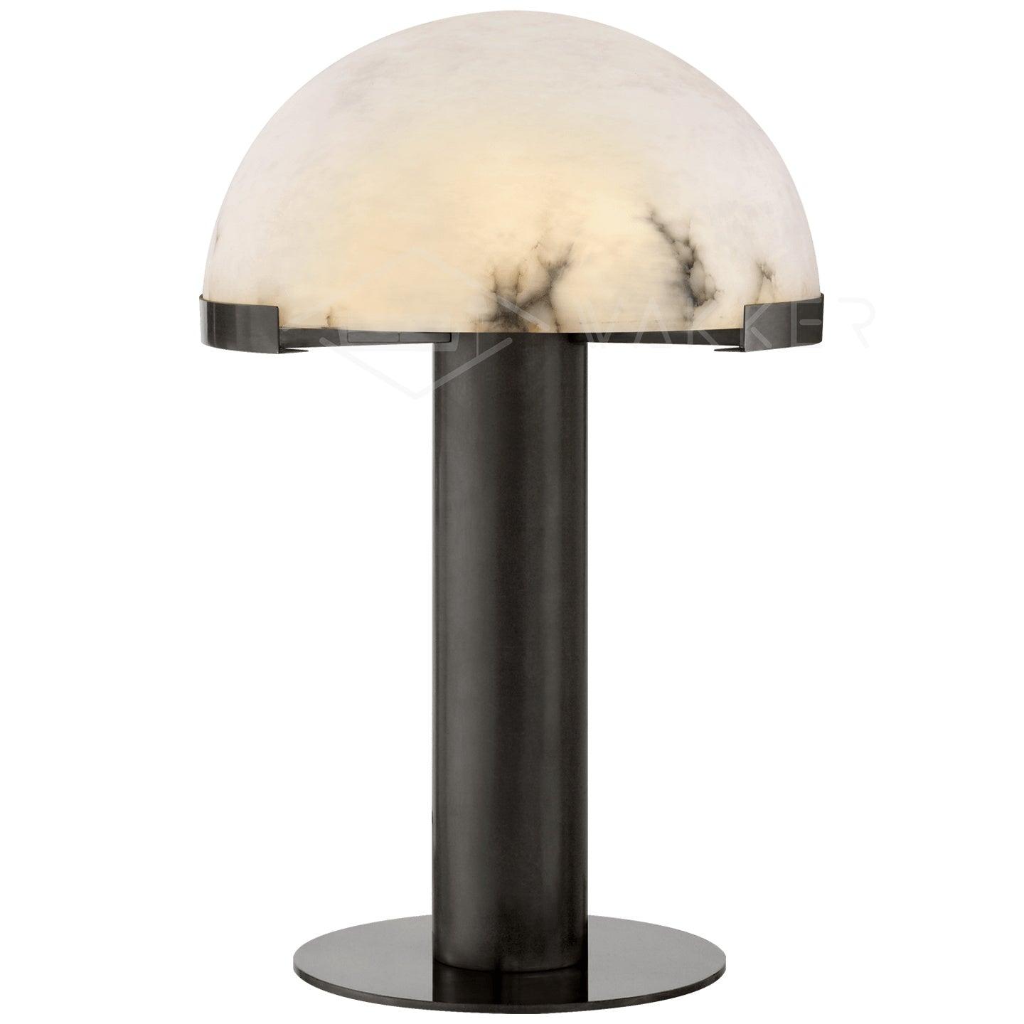Lampe de table dôme en albâtre