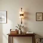 Alabaster Dual Wall Sconce