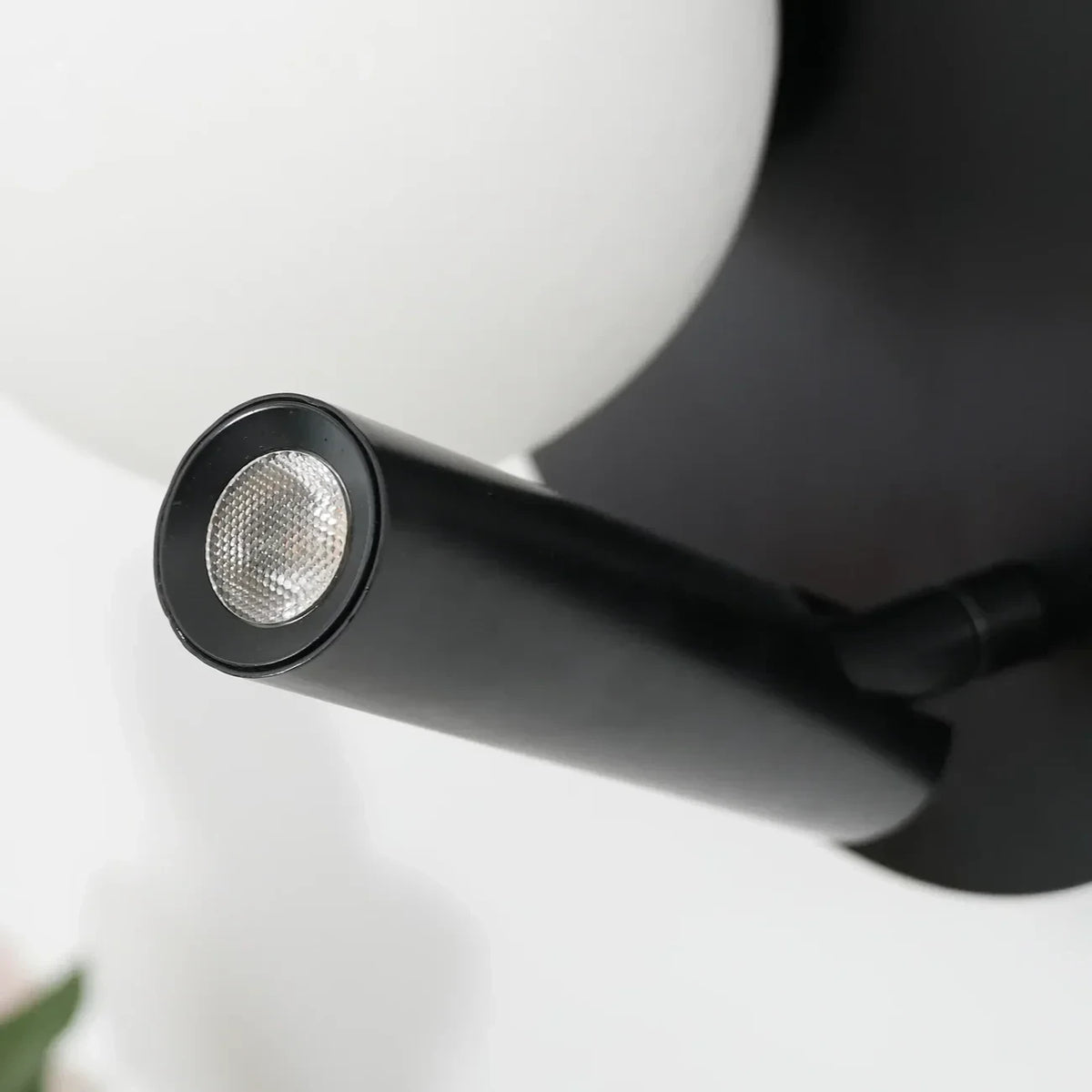 Close Up View of Adjustable Spot Light Cylinder and Bracket Details