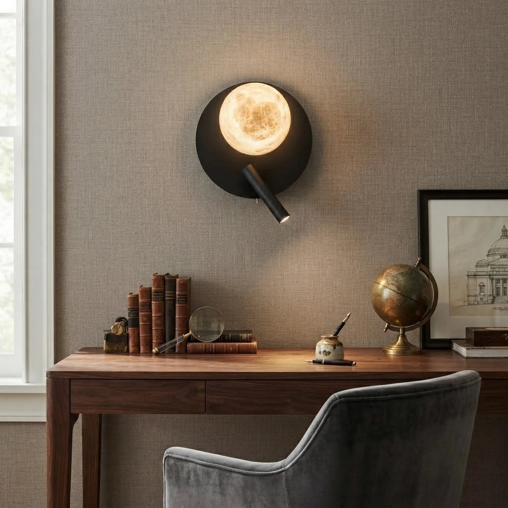 Modern Adjustable Spot Wall Sconce in Designer Work Space