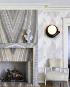 Modern Adjustable Spot Wall Sconce in Sophisticated Living Room